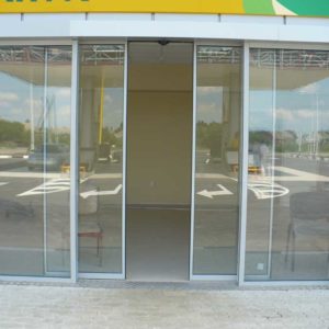 Автоматическая противопожарная дверь / серия FRM7371