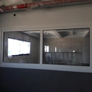 Белое противопожарное окно / серия FRM1164