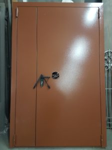 Противопожарная дверь с порошковым напылением / серия FRM7351